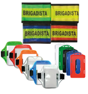 brazaletes y porta carnet
