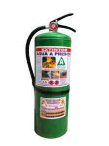 extintor agua a presión