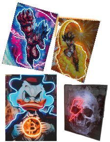 cuadros neon